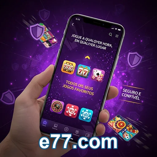 Acesso rápido ao e77.com pelo celular