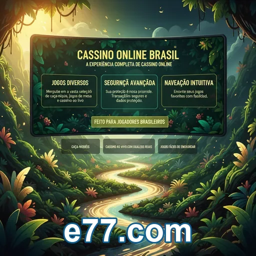 Tela de login no mobile da e77.com com acesso seguro