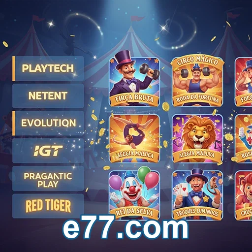 Acesso móvel ao link oficial e77.com