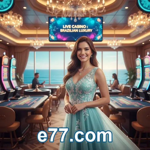 Menu mobile da e77.com com jogos fáceis de encontrar